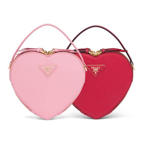 prada heart pouch|prada women handbag.